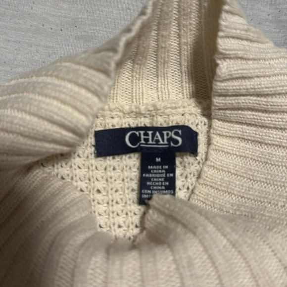 3/25 promo! Chaps textured striped sweater - Picture 2 of 5